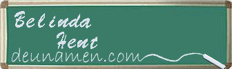 Belinda Hent Visitenkarte